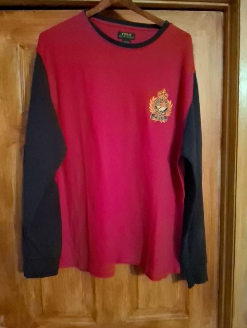 Polo by Ralph Lauren Red Top with Black Trim